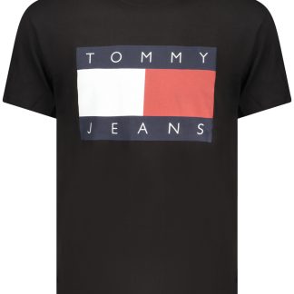 Camiseta de manga corta para hombre Tommy Hilfiger, color negro