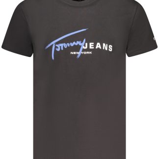 CAMISETA DE MANGA CORTA TOMMY HILFIGER HOMBRE NEGRA