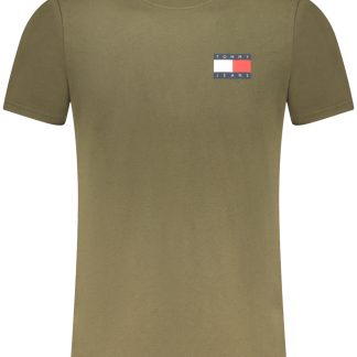 Camiseta de manga corta para hombre Tommy Hilfiger verde