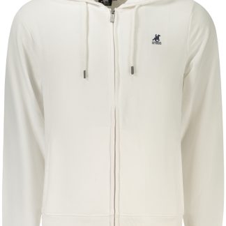 Sudadera blanca con cremallera para hombre US GRAND