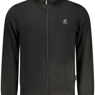 SUDADERA NEGRA CON CREMALLERA PARA HOMBRE US GRAND