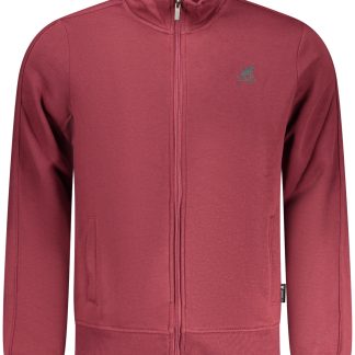 SUDADERA CON CREMALLERA PARA HOMBRE US GRAND RED