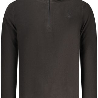 SUDADERA NEGRA CON CREMALLERA PARA HOMBRE US GRAND