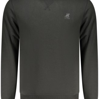 SUDADERA NEGRA CON CREMALLERA PARA HOMBRE US GRAND