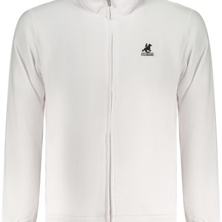 SUDADERA BLANCA CON CREMALLERA PARA HOMBRE US GRAND