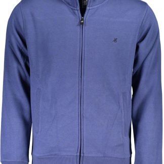 SUDADERA AZUL CON CREMALLERA PARA HOMBRE US GRAND