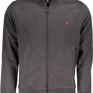 SUDADERA GRIS CON CREMALLERA PARA HOMBRE US GRAND
