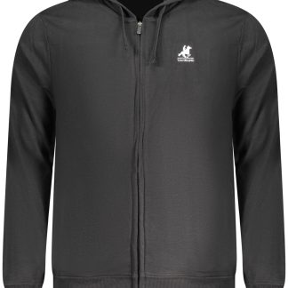 SUDADERA NEGRA CON CREMALLERA PARA HOMBRE US GRAND