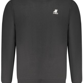 SUDADERA NEGRA CON CREMALLERA PARA HOMBRE US GRAND