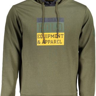 SUDADERA CON CREMALLERA PARA HOMBRE US GRAND VERDE