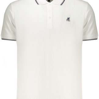 Polo de manga corta para hombre, color blanco, marca US Grand Polo