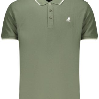 Polo de manga corta para hombre, color verde, de la marca US Grand Polo.
