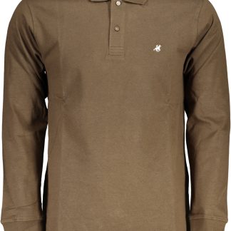 POLO DE MANGA LARGA PARA HOMBRE US GRAND MARRÓN