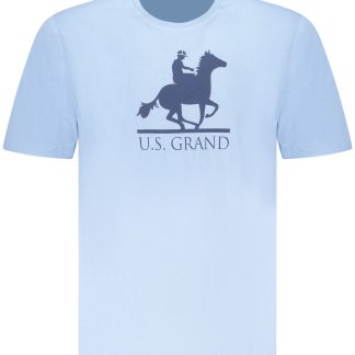 CAMISETA DE MANGA CORTA PARA HOMBRE DE LA GRAND DE EE. UU., AZUL