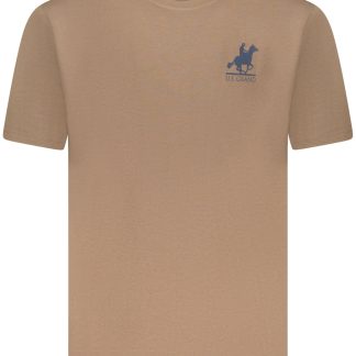 CAMISETA DE MANGA CORTA PARA HOMBRE US GRAND MARRÓN