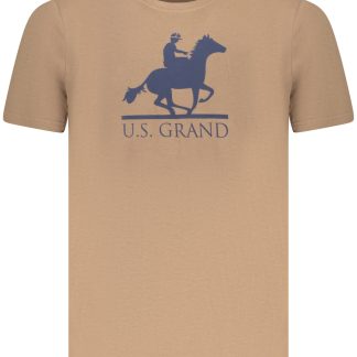 CAMISETA DE MANGA CORTA PARA HOMBRE US GRAND MARRÓN