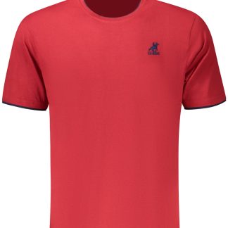 CAMISETA ROJA DE MANGA CORTA PARA HOMBRE DE LA GRAN ESTADOUNIDENSE