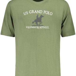 CAMISETA VERDE DE MANGA CORTA PARA HOMBRE DE LA GRANDÍA DE EE. UU.