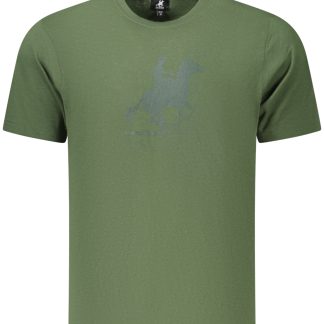 Camiseta verde de manga corta para hombre US GRAND
