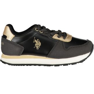 Asociación de polo estadounidense. ZAPATOS DEPORTIVOS NIÑOS NEGROS