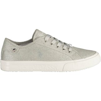 US POLO ASSN. ZAPATOS DEPORTIVOS MUJER PLATA