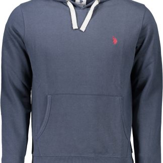 SUDADERA AZUL CON CREMALLERA PARA HOMBRE DE LA ASOCIACIÓN DE POLO DE EE. UU.