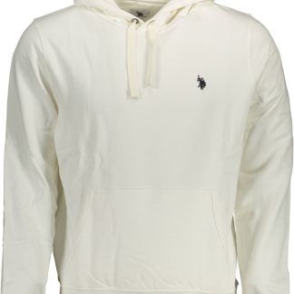 SUDADERA BLANCA CON CREMALLERA PARA HOMBRE DE LA ASOCIACIÓN DE POLO DE EE. UU.