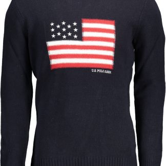 SUÉTER AZUL PARA HOMBRE DE LA ASOCIACIÓN DE POLO DE EE. UU.
