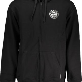 SUDADERA VANS HOMBRE NEGRA CREMALLERA