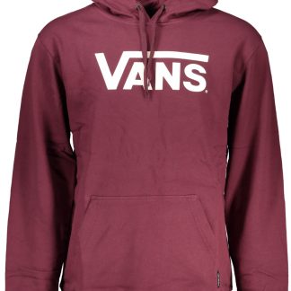 SUDADERA HOMBRE VANS ROJO SIN CREMALLERA