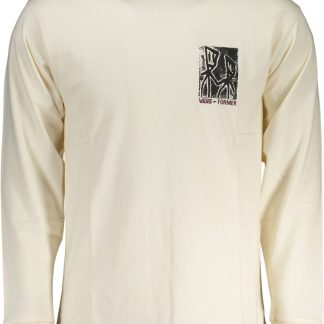 CAMISETA VANS MANGA LARGA HOMBRE BLANCO