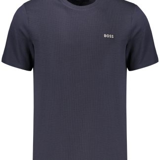 Camiseta de manga corta para hombre BOSS, azul