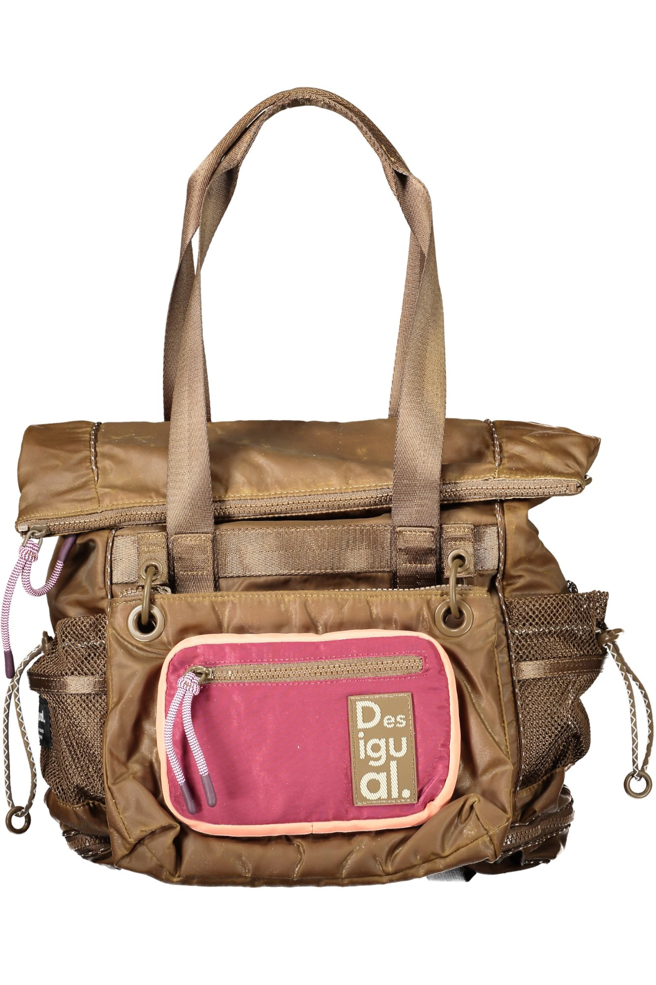 BOLSO MARRÓN DE MUJER DESIGUAL