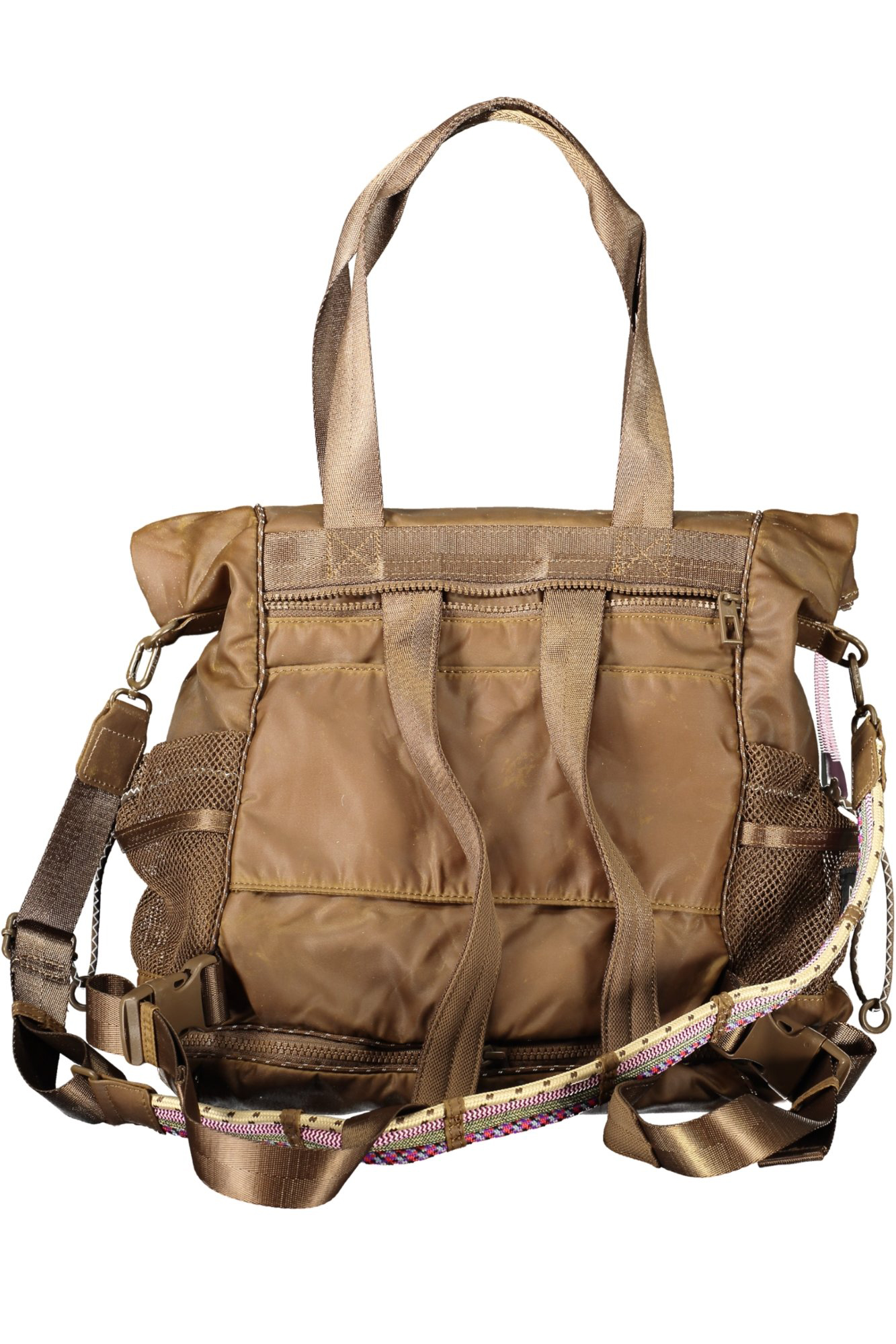 BOLSO MARRÓN DE MUJER DESIGUAL - Imagen 2