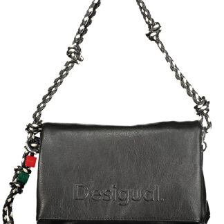 BOLSO NEGRO DE MUJER DESIGUAL
