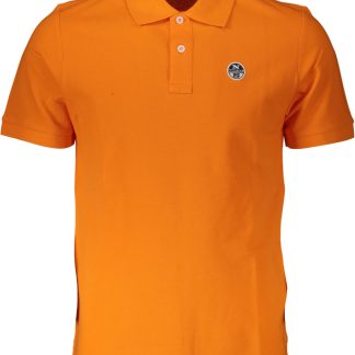 POLO NORTH SAILS MANGA CORTA HOMBRE NARANJA