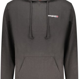 Sudadera negra con cremallera para hombre de Tommy Hilfiger