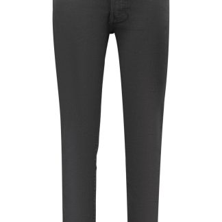 Pantalones vaqueros Boss Jeans de mezclilla para hombre, color negro.