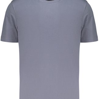 Camiseta de manga corta para hombre BOSS, azul