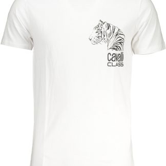 CAVALLI CLASS CAMISETA MANGA CORTA HOMBRE BLANCO
