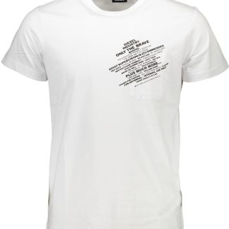 CAMISETA HOMBRE MANGA CORTA DIESEL BLANCO