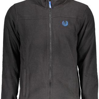 SUDADERA NEGRA CON CREMALLERA PARA HOMBRE DE GIAN MARCO VENTURI