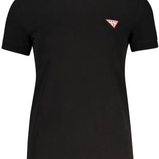 CAMISETA MANGA CORTA MUJER GUESS JEANS NEGRO