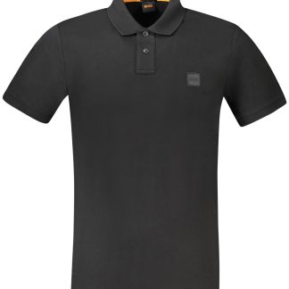 POLO HUGO BOSS MANGA CORTA HOMBRE NEGRO
