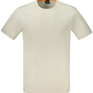 CAMISETA DE MANGA CORTA PARA HOMBRE HUGO BOSS, COLOR BEIGE