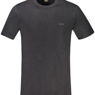 CAMISETA HUGO BOSS MANGA CORTA PARA HOMBRE NEGRA
