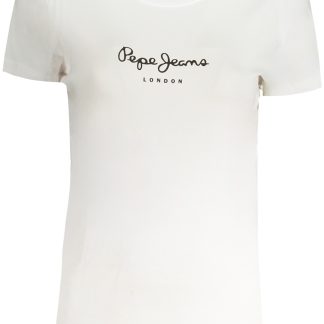 CAMISETA MANGA CORTA MUJER PEPE JEANS BLANCO