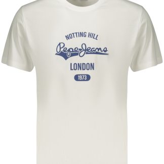 PEPE JEANS T-SHIRT MANICHE CORTE UOMO BIANCO