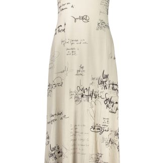 VESTIDO LARGO BLANCO PARA MUJER DE DESIGUAL