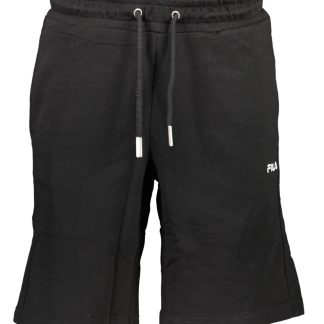 PANTALONES CORTOS BERMUDA NEGROS PARA HOMBRE DE FILA